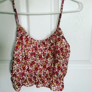 Floral crop top